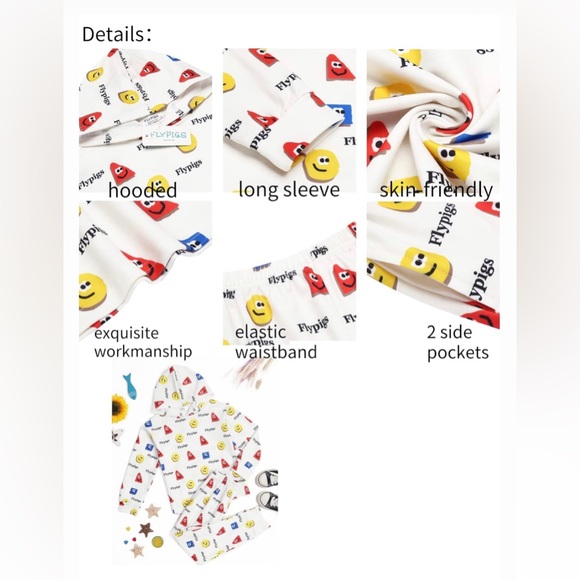 Girls Sweatshirt and Sweatpants jogger set - Picture 4 of 5